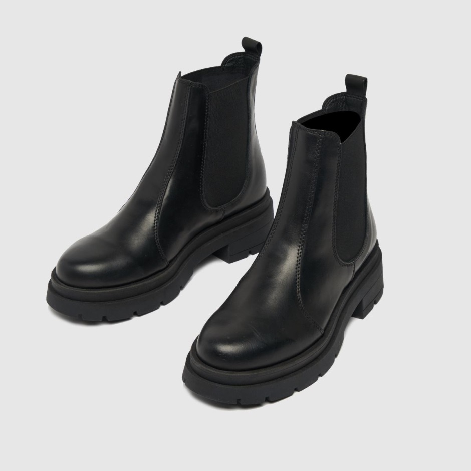 Black Dr Martens Schweiz Schuh Ace Leather Chelsea Boots