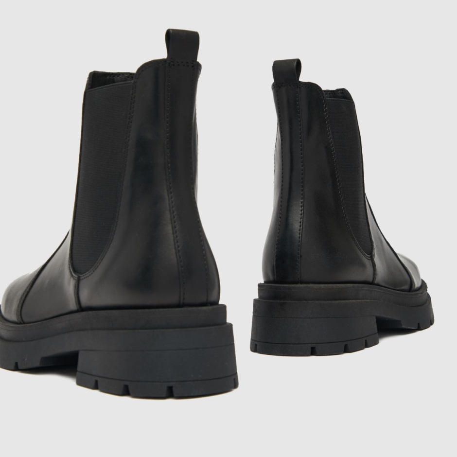 Black Dr Martens Schweiz Schuh Ace Leather Chelsea Boots