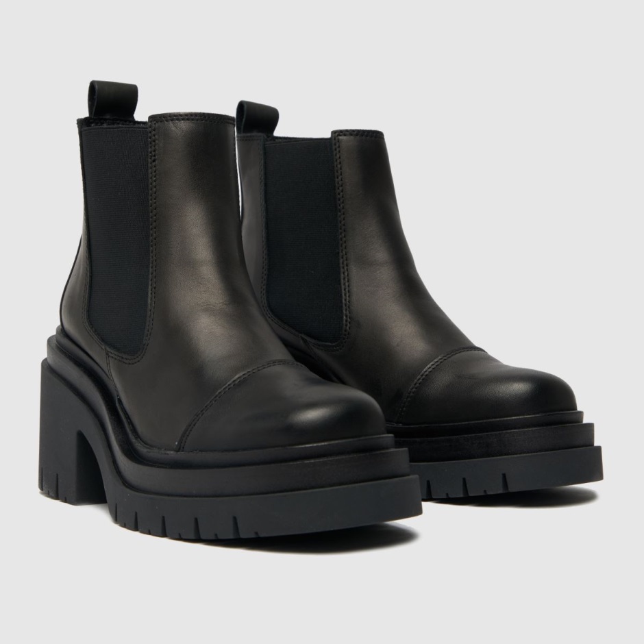 Schuh Adah Leather Chunky Boots Black Dr Martens Schweiz