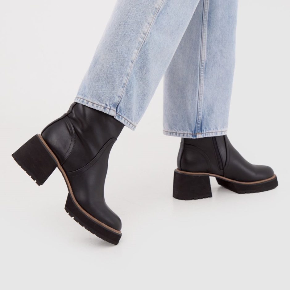 Black Dr Martens Schweiz Schuh Archer Chunky Platform Boots