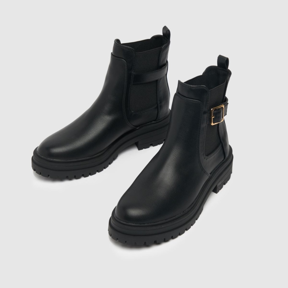 Schuh Ava Chunky Buckle Boots Black Dr Martens Schweiz