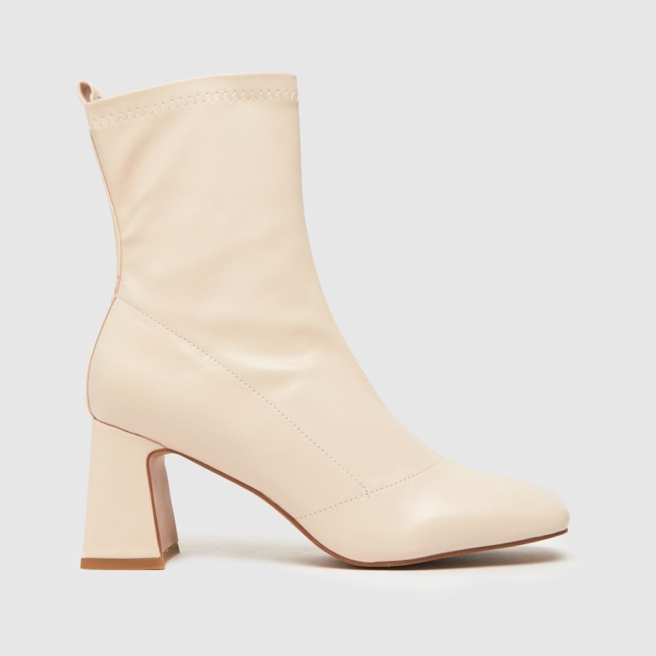 Schuh Bella Flared Heel Stretch Boots Dr Martens Schweiz Zürich Natural