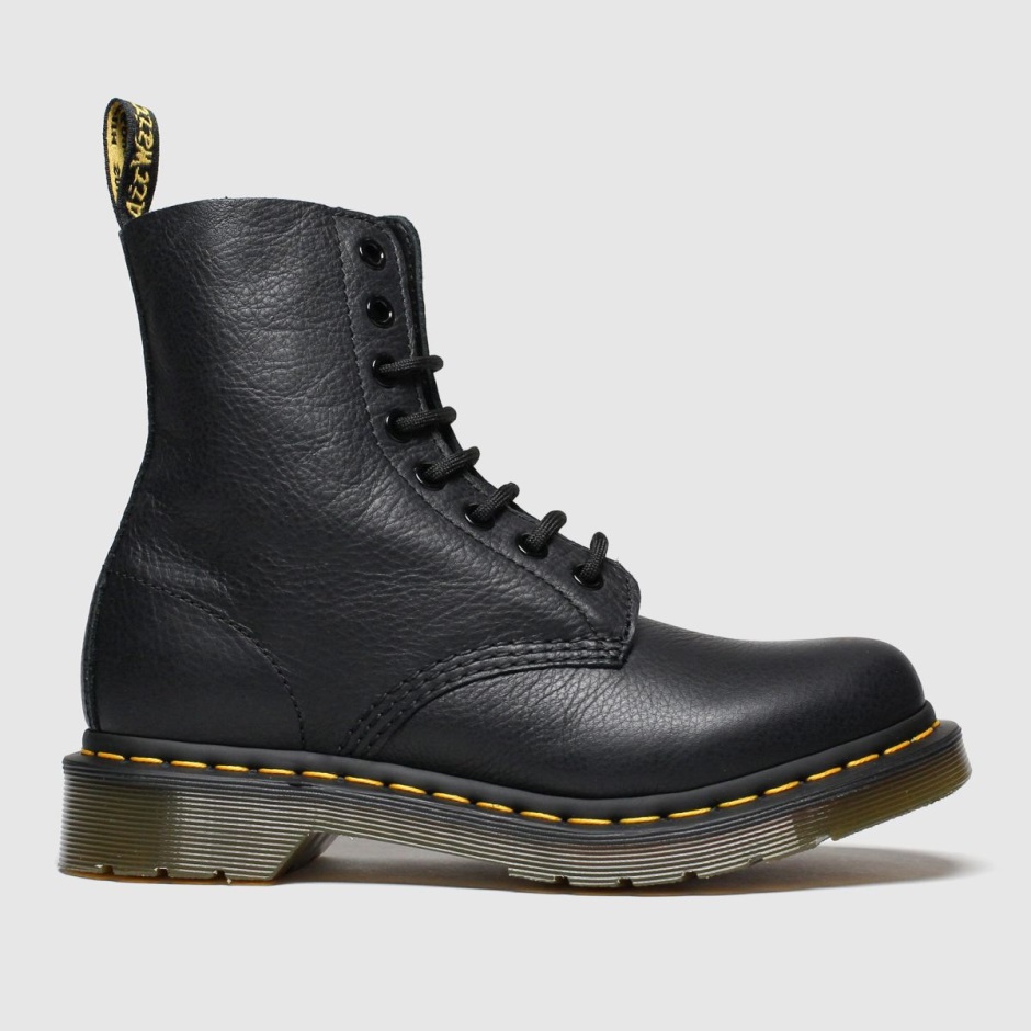 Schwarze Dr Martens Pascal 8 Loch Stiefel Dr Martens Schweiz