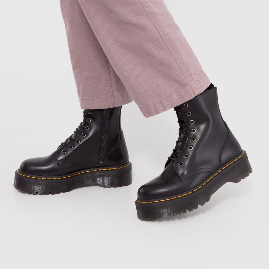 Dr Martens Schweiz Zürich Black Dr Martens Jadon 8 Eye Boots