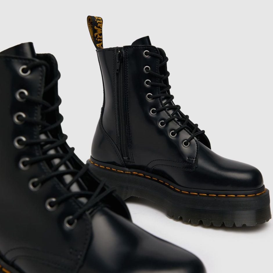Dr Martens Schweiz Zürich Black Dr Martens Jadon 8 Eye Boots