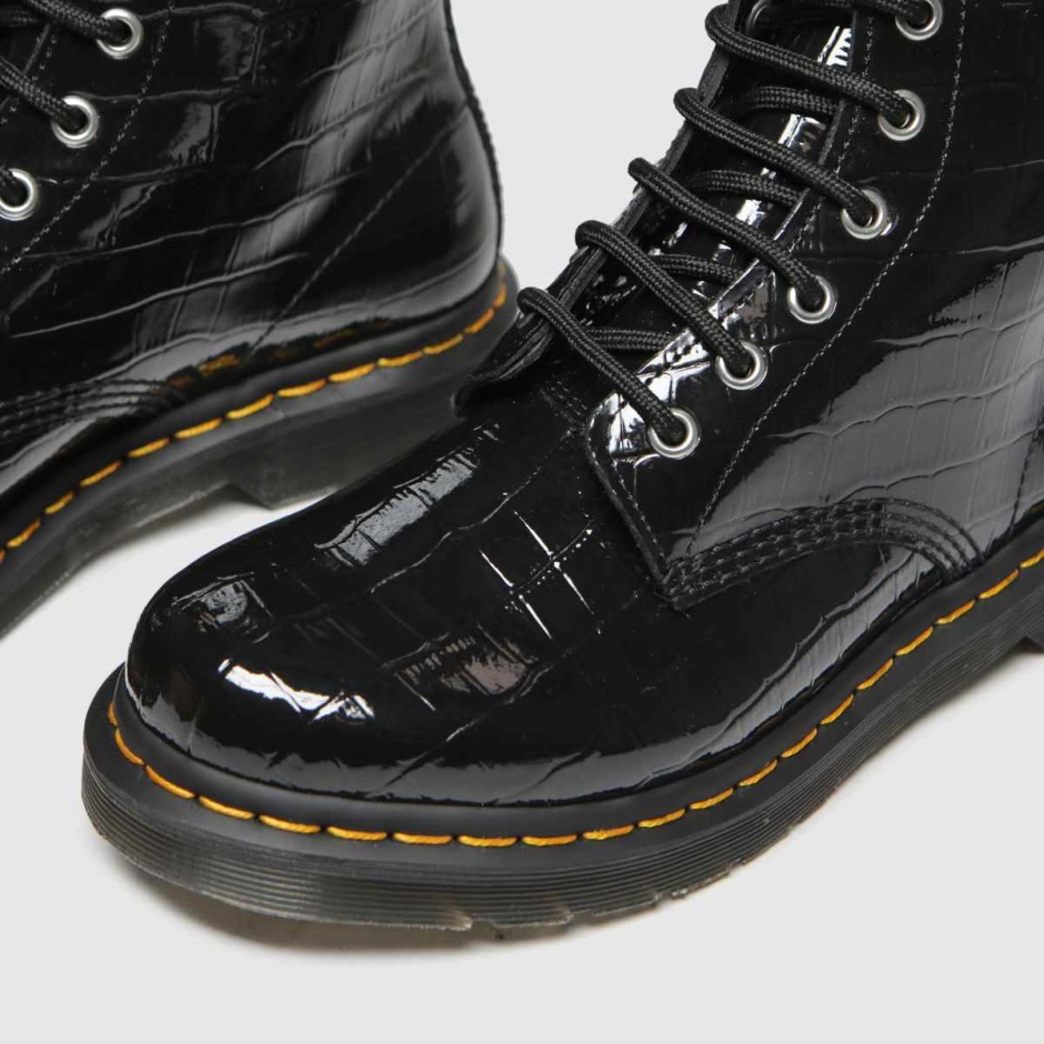 Dr Martens 1460 Croc Boots Black Dr Martens Schweiz