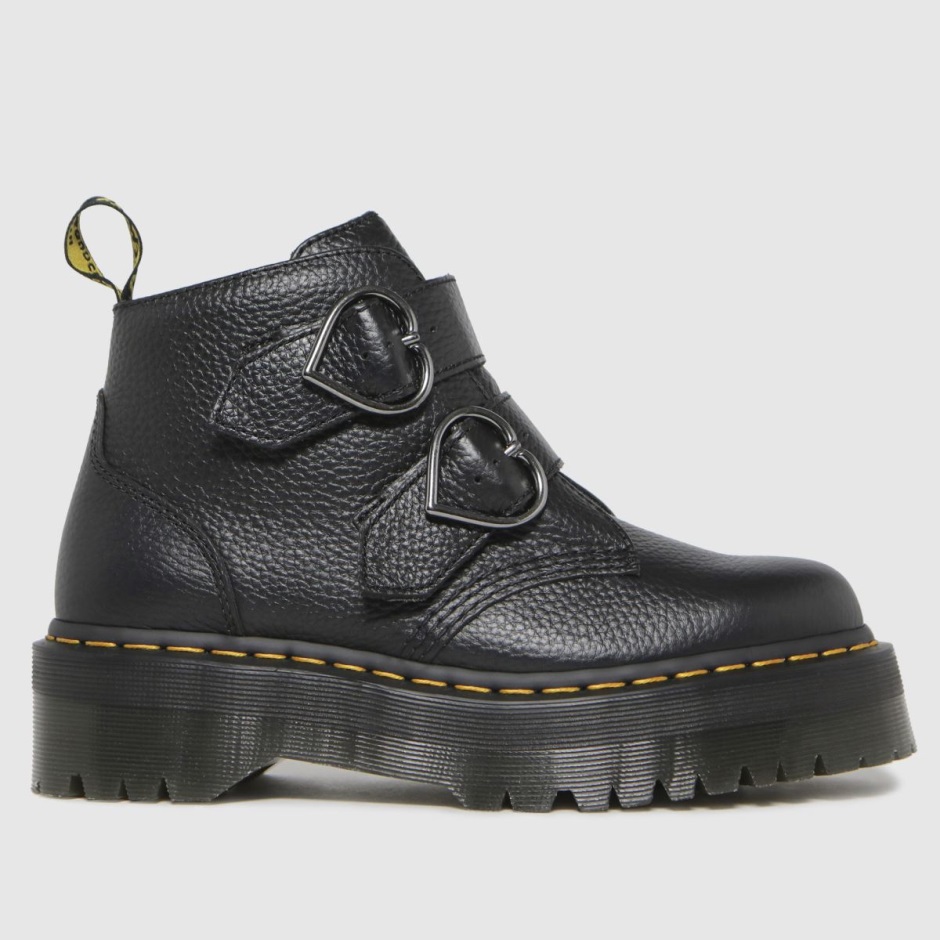 Dr Martens Schweiz Zürich Dr Martens Devon Heart Boots Black