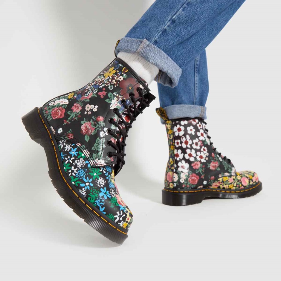 Multi Dr Martens 1460 Pascal Floral Stiefel Dr Martens Schweiz