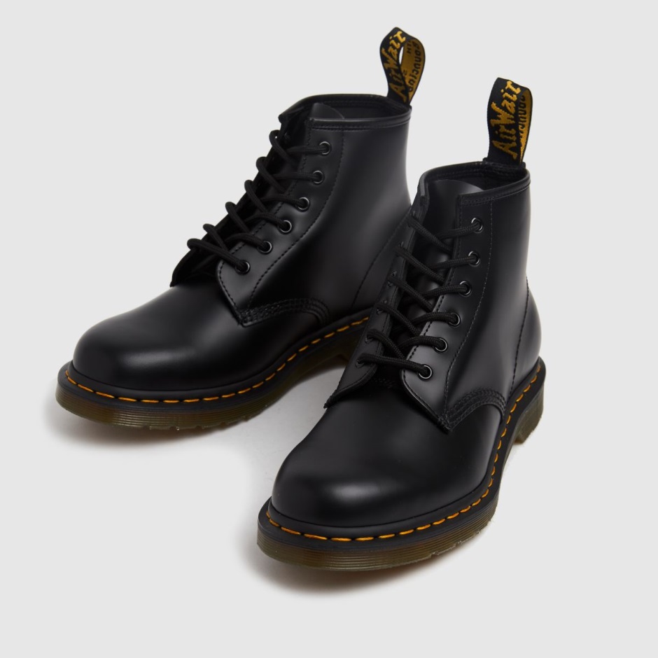 Black Dr Martens 101 6 Eye Boots Dr Martens Schweiz