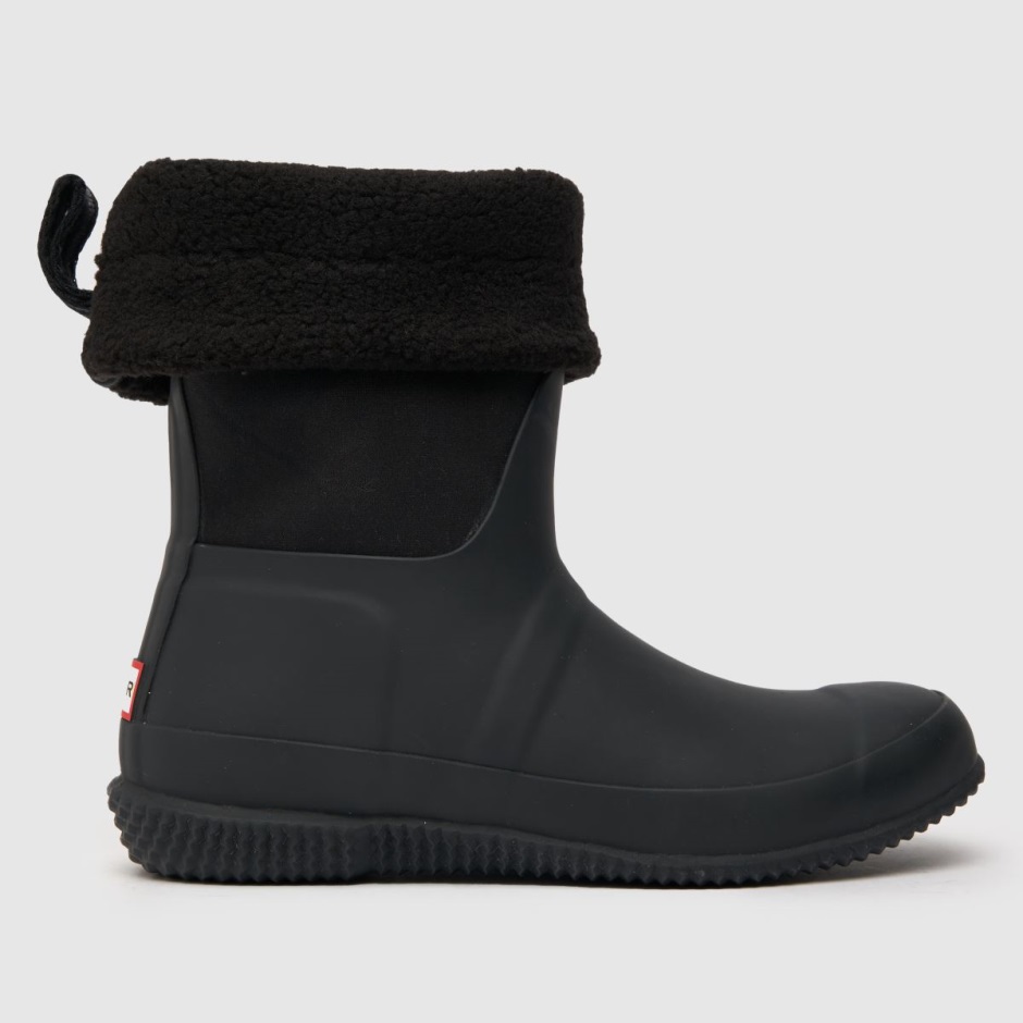Dr Martens Schweiz Zürich Black Hunter Roll Top Sherpa Boots