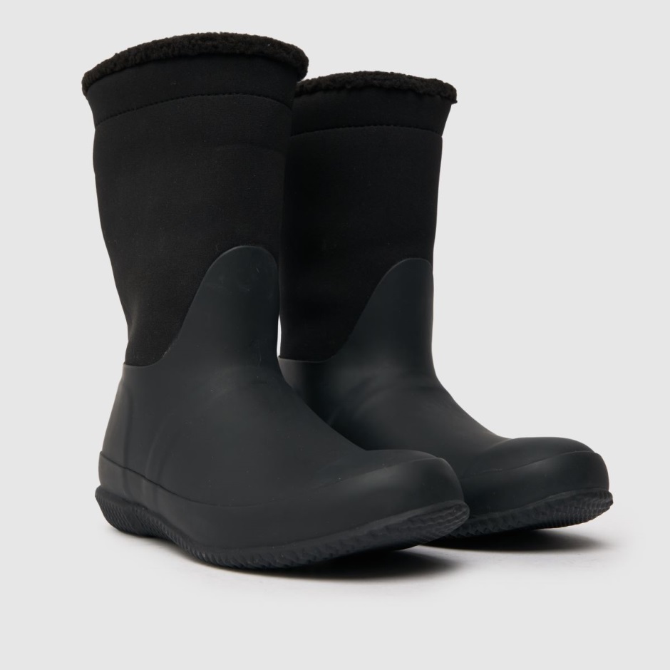 Dr Martens Schweiz Zürich Black Hunter Roll Top Sherpa Boots