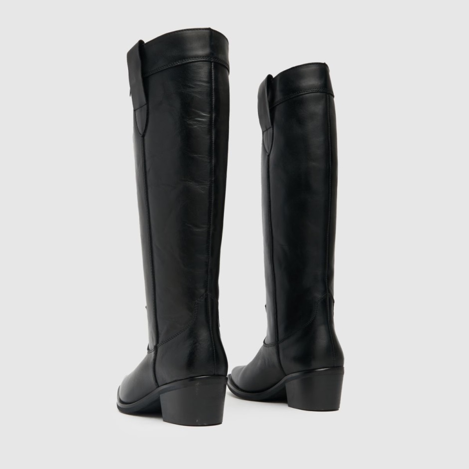 Schuh Dawn Leather Western Knee Boots Black Dr Martens Schweiz