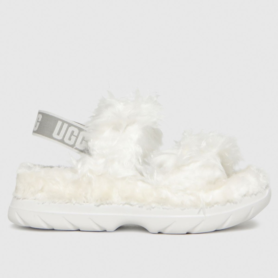 Ugg Fluff Sugar Sandale Hausschuhe Weiß Dr Martens Schweiz