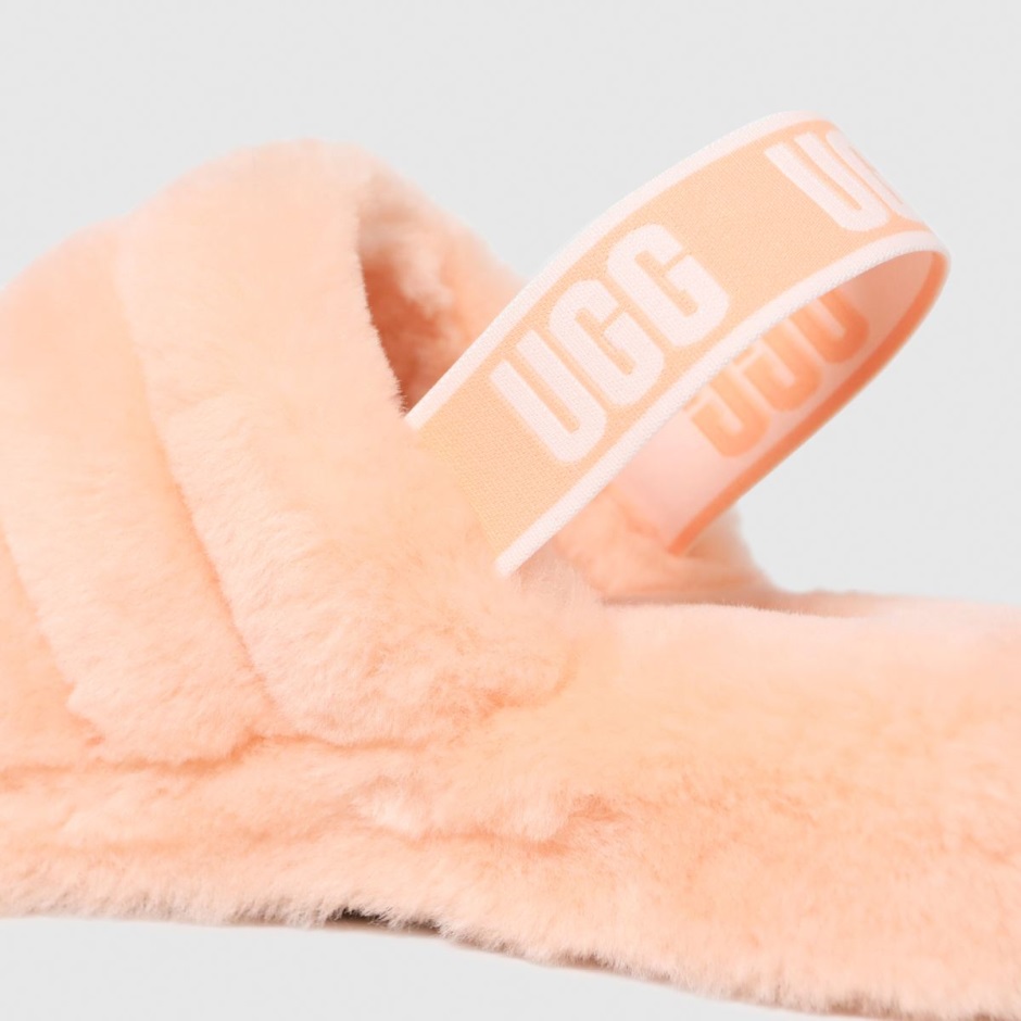 Dr Martens Schweiz Zürich Peach Ugg Fluff Yeah Slide Slippers