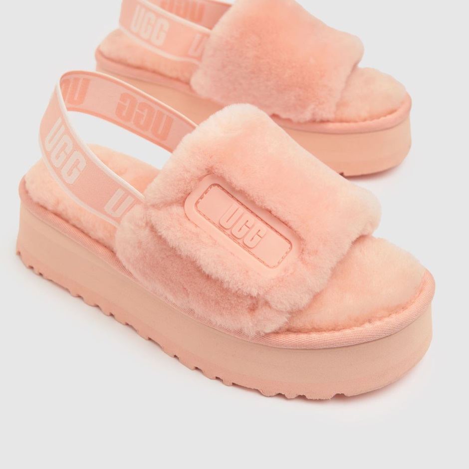 Ugg Disco Slide Hausschuhe Pfirsich Dr Martens Schweiz
