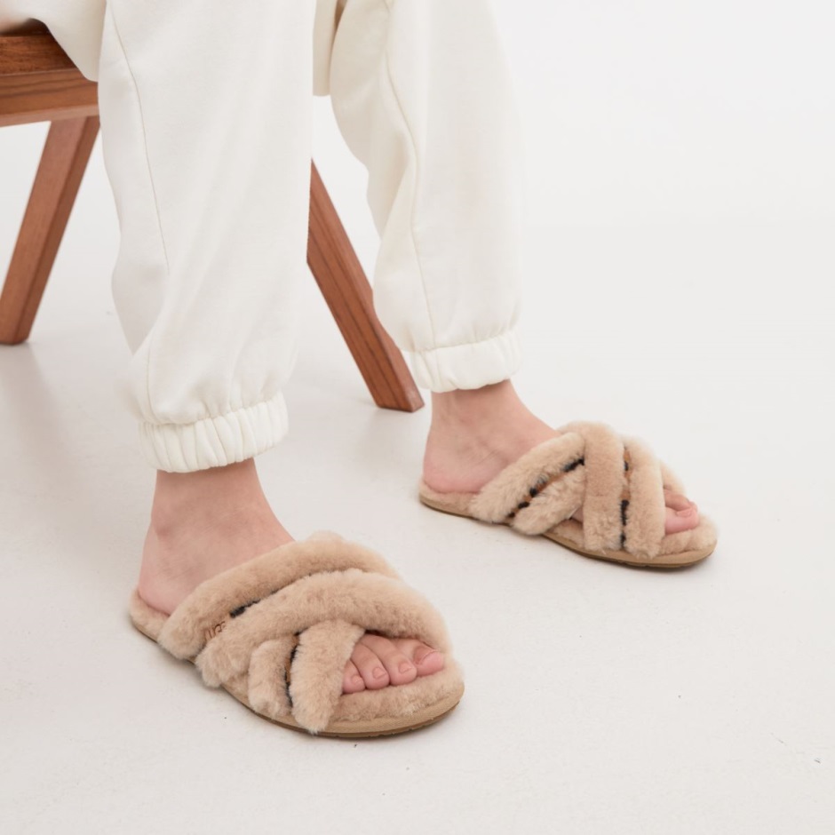 Dr Martens Schweiz Zürich Ugg Scuffita Slippers Tan