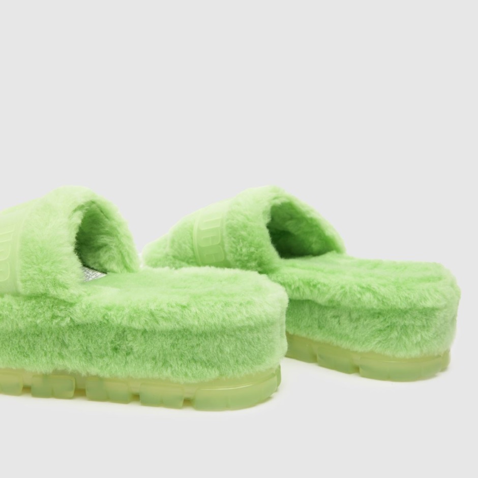 Dr Martens Schweiz Zürich Ugg Fluffita Clear Slippers Lime
