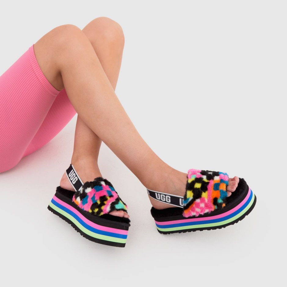 Ugg Disco Kariert Hausschuhe Multi Dr Martens Schweiz