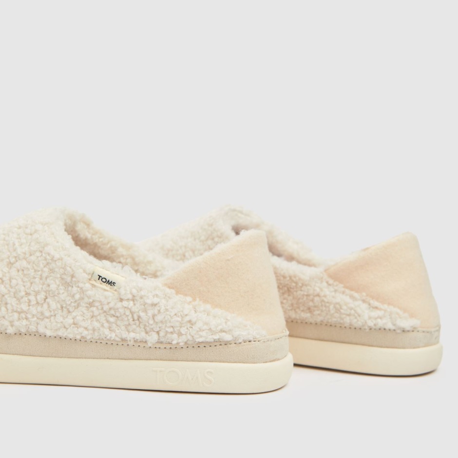 Weiße Dr Martens Schweiz Toms Ezra Vegane Hausschuhe