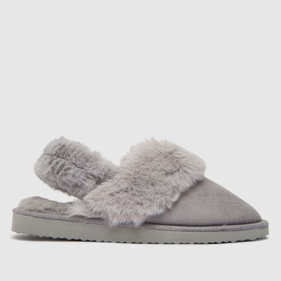 Grey Schuh Hinch Fur Mule Slippers Dr Martens Schweiz