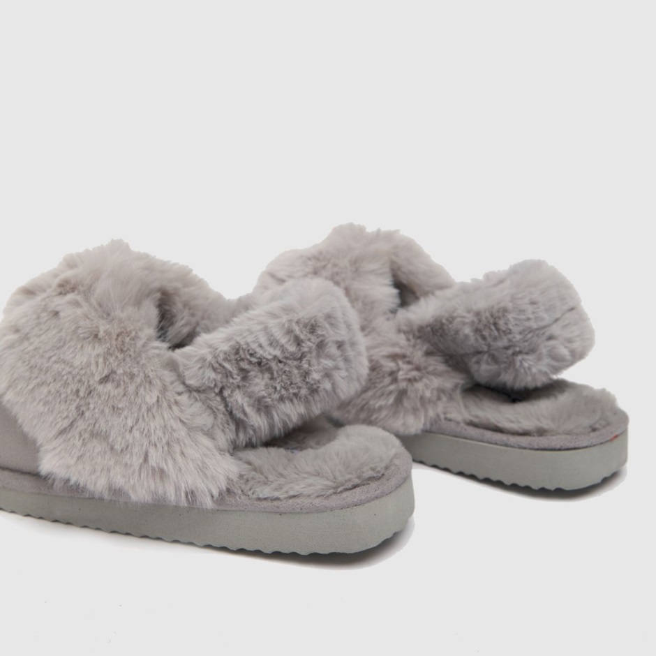 Grey Schuh Hinch Fur Mule Slippers Dr Martens Schweiz