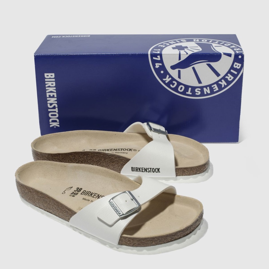 White Dr Martens Schweiz Birkenstock Madrid Sandals