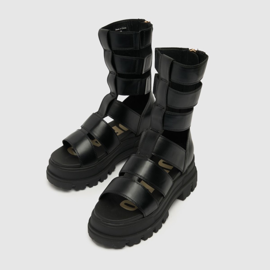 Black Dr Martens Schweiz Buffalo London Zeus Sandals