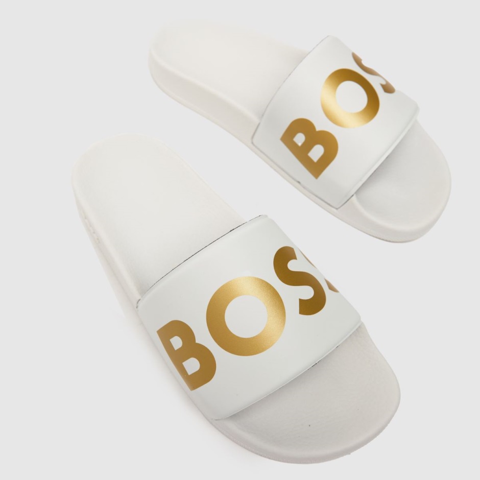Dr Martens Schweiz Zürich White-gold Boss Sean Slide Sandals