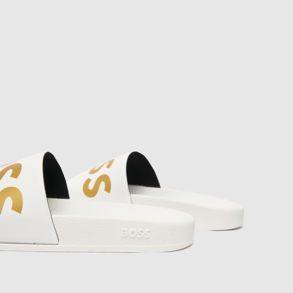 Dr Martens Schweiz Zürich White-gold Boss Sean Slide Sandals