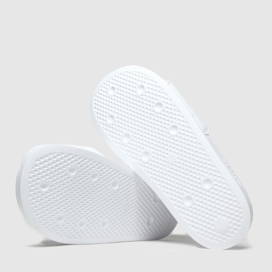 White-black Dr Martens Schweiz Adidas Adilette Lite Slide Sandals