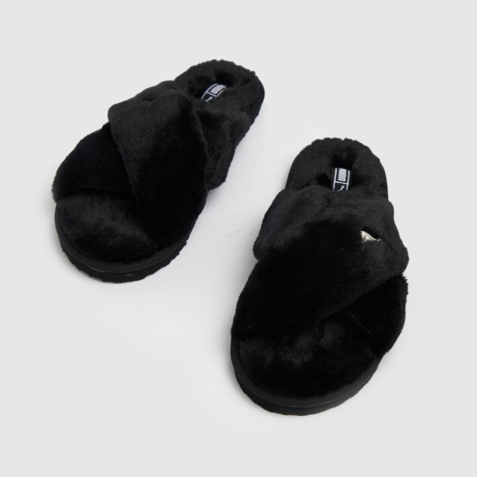 Puma Fluff X Strap Slippers Dr Martens Schweiz Zürich Black