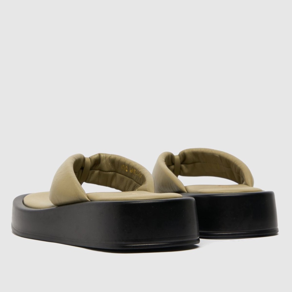 Dr Martens Schweiz Zürich Schuh Tonya Flatform Toe Thong Sandals Green