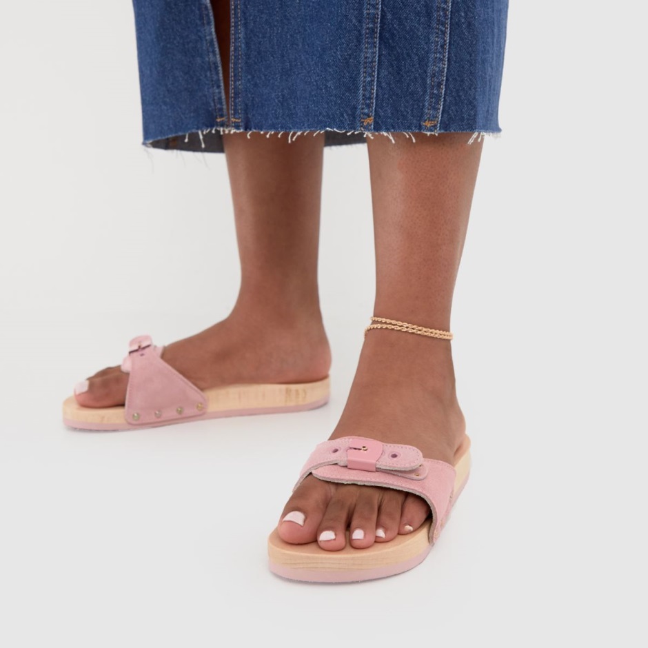 Dr Martens Schweiz Zürich Scholl Pescura Flat Matt Sandals Pink