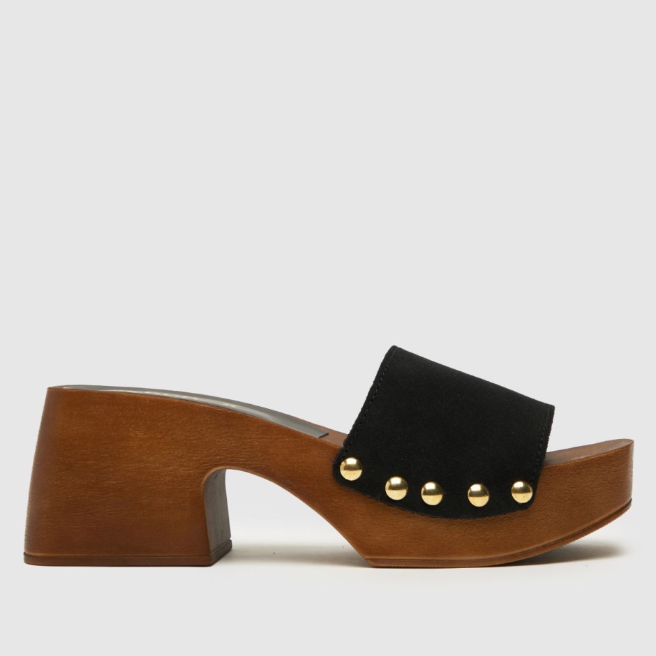 Dr Martens Schweiz Zürich Black Schuh Tanika Suede Mule Clog Sandals