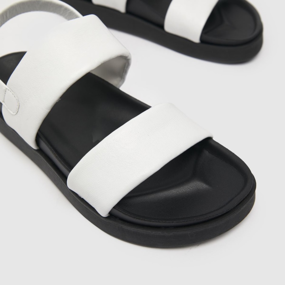Schuh Tasha Leather Double Band Sandals White Dr Martens Schweiz