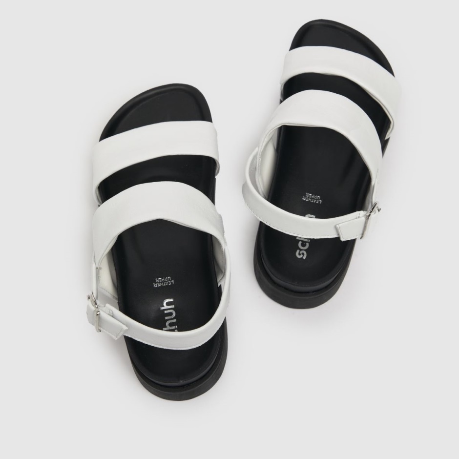 Schuh Tasha Leather Double Band Sandals White Dr Martens Schweiz