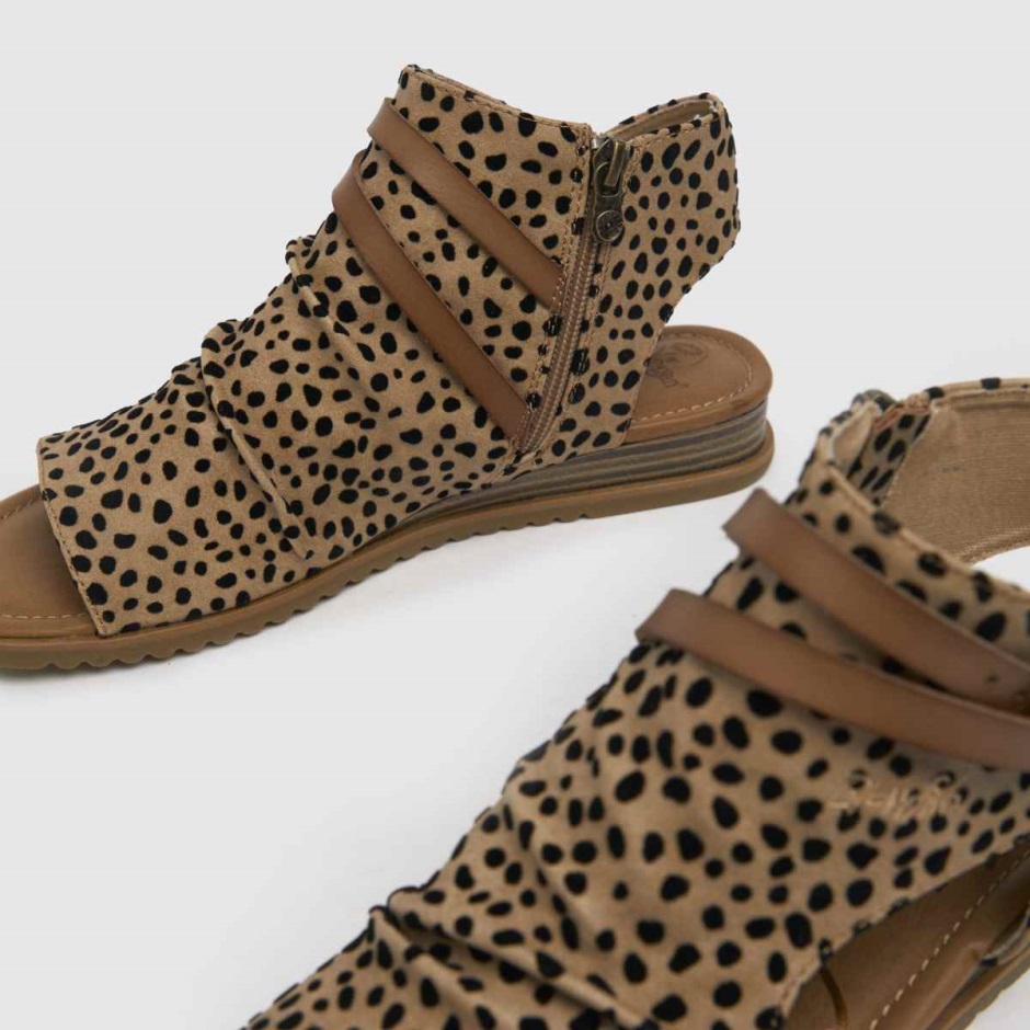 Braun-schwarzer Kugelfisch Malibu Schmetterling Vegane Sandalen Dr Martens Schweiz