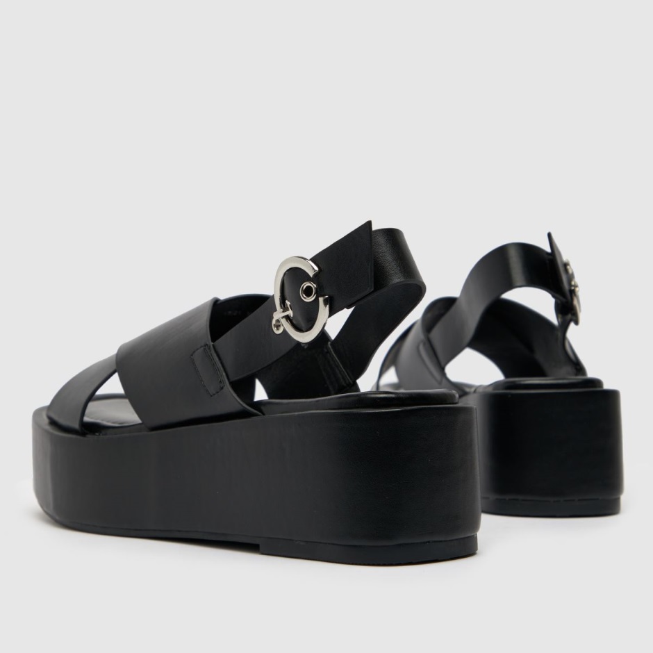 Schuh Trini Cross Strap Flatform Sandals Dr Martens Schweiz Zürich Black