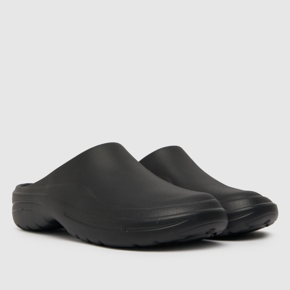 Black Schuh Loski Clog Flat Shoes Dr Martens Schweiz