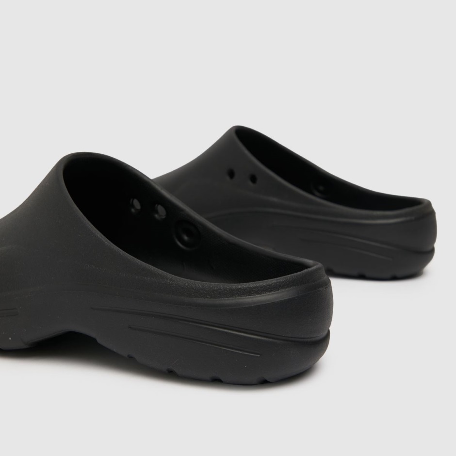 Black Schuh Loski Clog Flat Shoes Dr Martens Schweiz