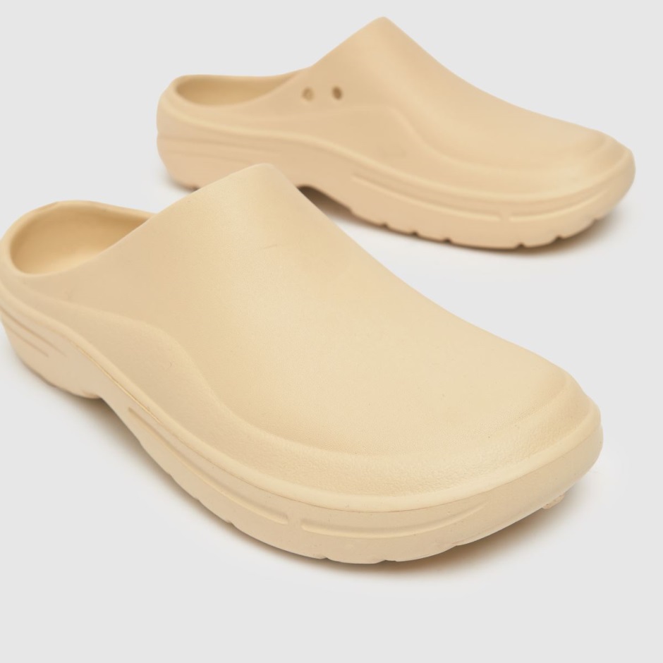 Natural Dr Martens Schweiz Schuh Loski Clog Flat Shoes