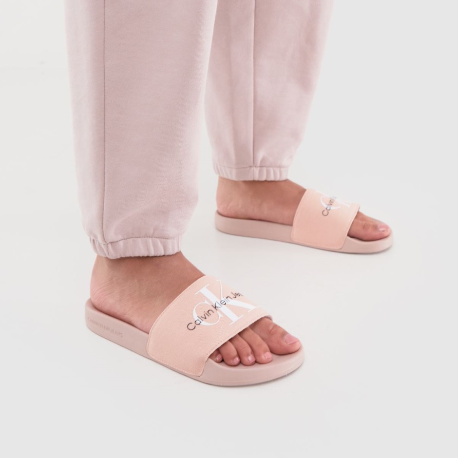 Pale Pink Ck Jeans Slide Monogram Sandals Dr Martens Schweiz