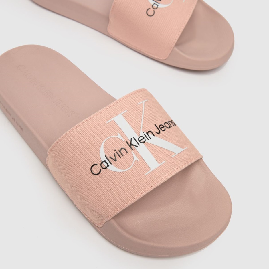 Pale Pink Ck Jeans Slide Monogram Sandals Dr Martens Schweiz