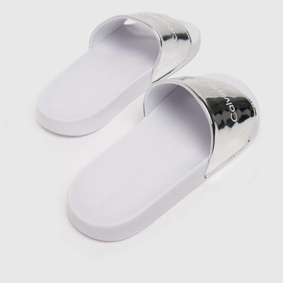 Silberne Ck Jeans Pantolette Monogramm Dr Martens Schweiz