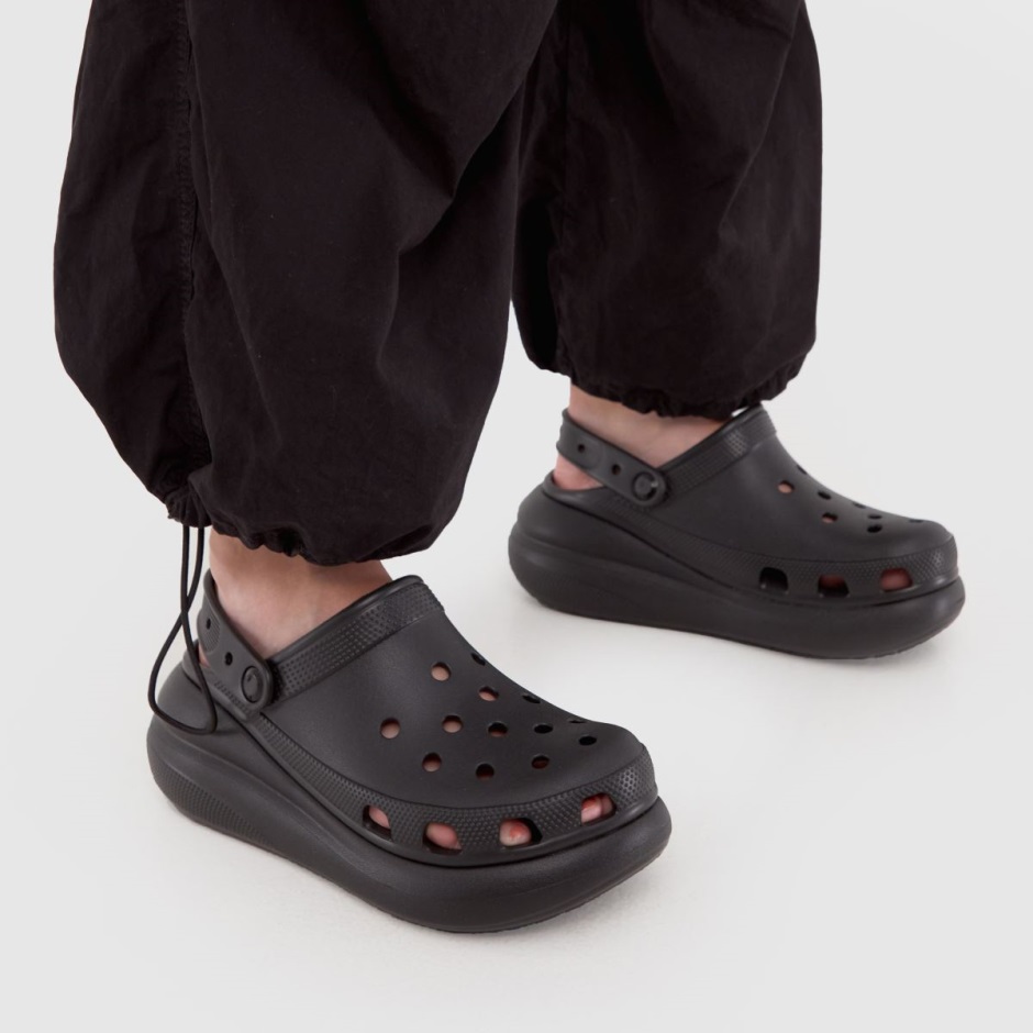 Black Crocs Classic Crush Clog Sandalen Dr Martens Schweiz