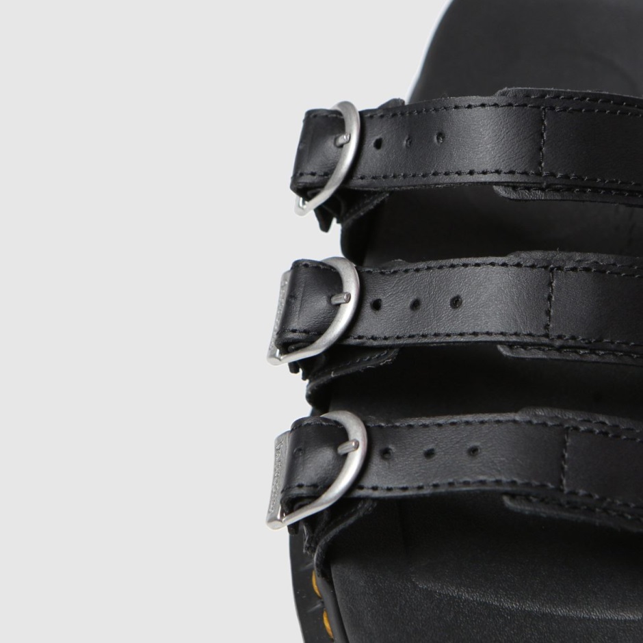 Black Dr Martens Blaire Slide Sandals Dr Martens Schweiz