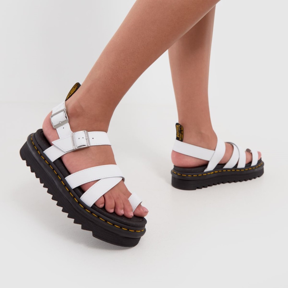 White Dr Martens Avry Sandals Dr Martens Schweiz