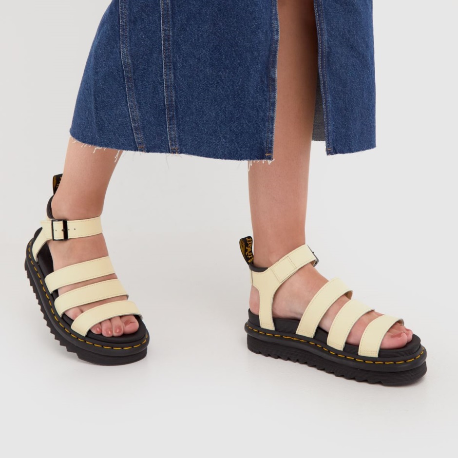 Dr Martens Blaire Sandals Yellow Dr Martens Schweiz