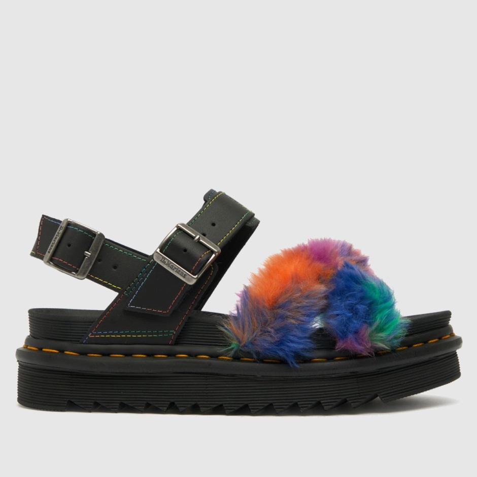 Dr Martens Schweiz Zürich Dr Martens Voss Ii Fluffy Sandals Multi