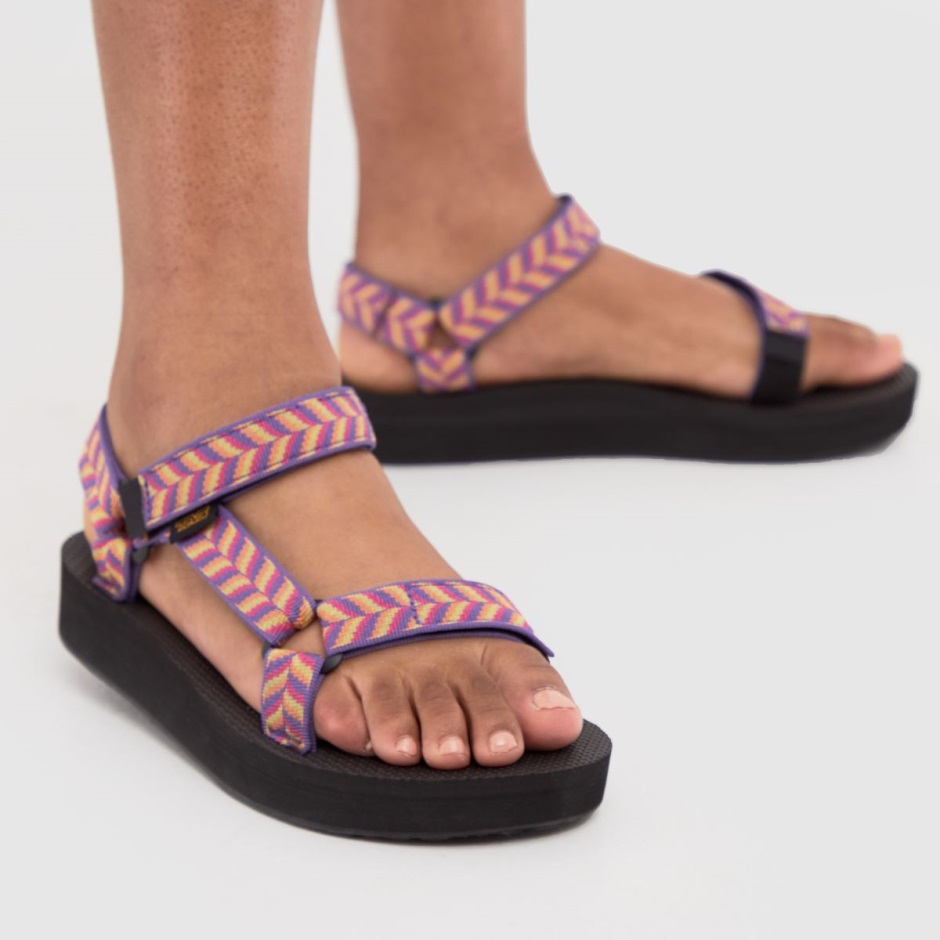 Dr Martens Schweiz Zürich Teva Midform Universal Retro Sandals Pink-black